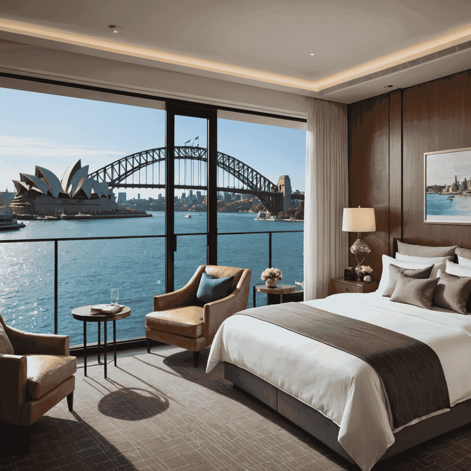 Pier One Sydney Harbour's waterfront rooms with direct access to Sydney Harbour